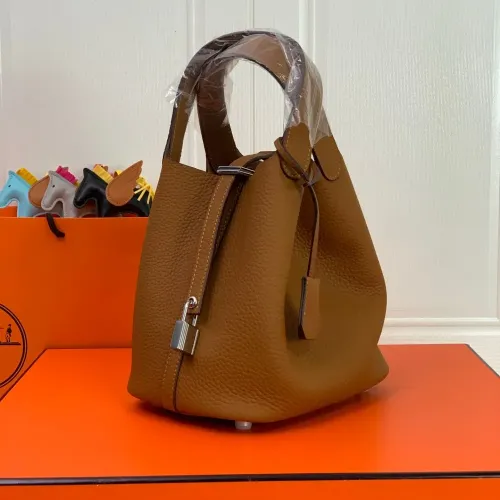 Replica Hermes AAA Quality Handbags In Silver For Women #1473752 $92.00 USD for Wholesale