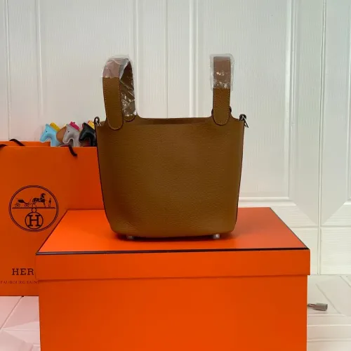 Replica Hermes AAA Quality Handbags In Silver For Women #1473752 $92.00 USD for Wholesale