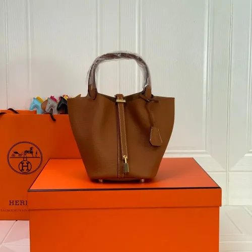 Wholesale Hermes AAA Quality Handbags In Gold For Women #1473754 $92.00 USD, Wholesale Quality Replica Hermes AAA Quality Handbags