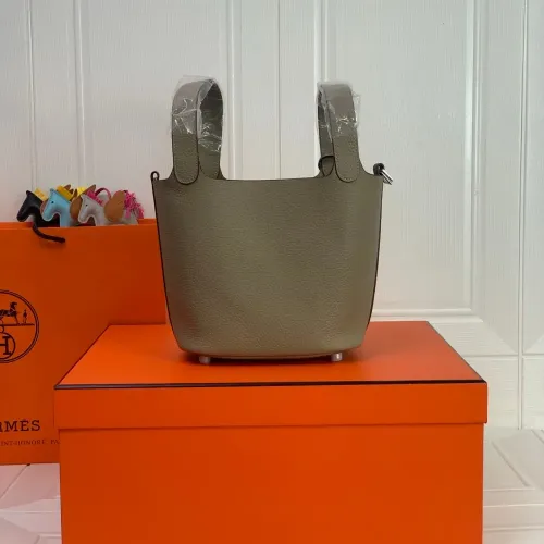 Replica Hermes AAA Quality Handbags In Silver For Women #1473755 $85.00 USD for Wholesale