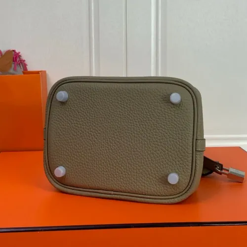 Replica Hermes AAA Quality Handbags In Silver For Women #1473757 $92.00 USD for Wholesale