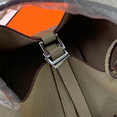 Replica Hermes AAA Quality Handbags In Silver For Women #1473757 $92.00 USD for Wholesale