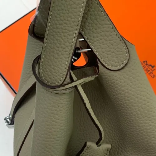 Replica Hermes AAA Quality Handbags In Silver For Women #1473757 $92.00 USD for Wholesale