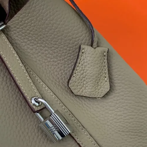 Replica Hermes AAA Quality Handbags In Silver For Women #1473757 $92.00 USD for Wholesale