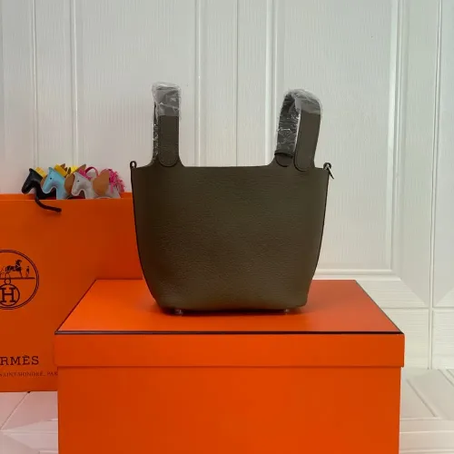 Replica Hermes AAA Quality Handbags In Silver For Women #1473759 $85.00 USD for Wholesale