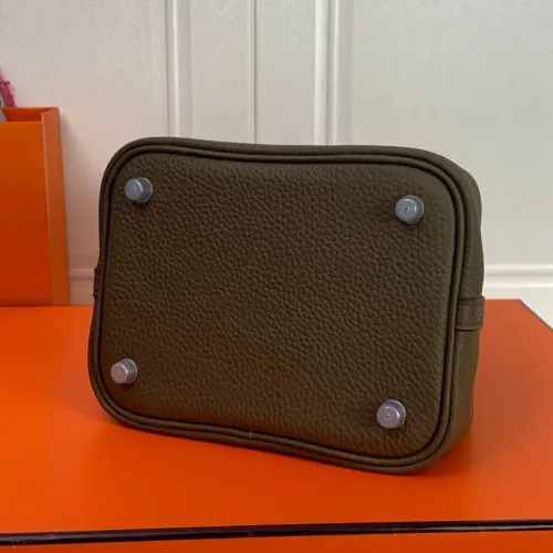 Replica Hermes AAA Quality Handbags In Silver For Women #1473759 $85.00 USD for Wholesale