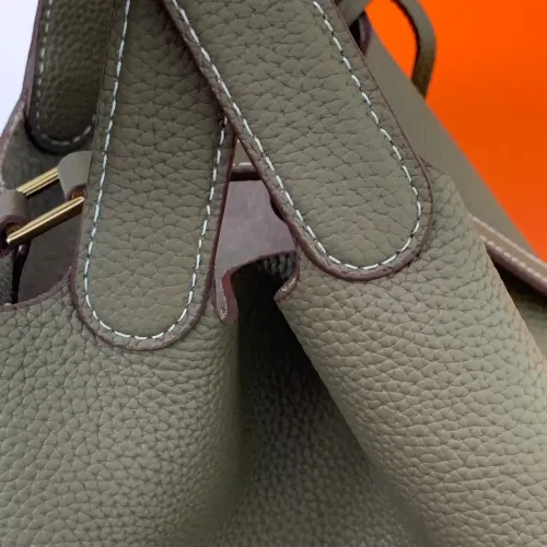 Replica Hermes AAA Quality Handbags In Gold For Women #1473760 $85.00 USD for Wholesale