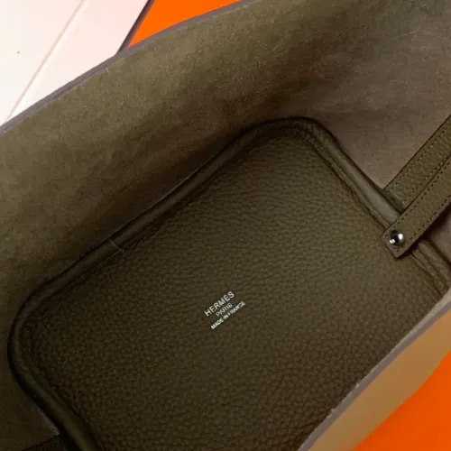 Replica Hermes AAA Quality Handbags In Silver For Women #1473761 $92.00 USD for Wholesale