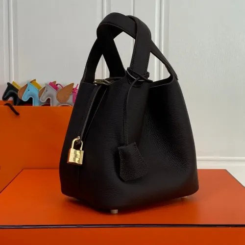 Replica Hermes AAA Quality Handbags In Gold For Women #1473765 $85.00 USD for Wholesale