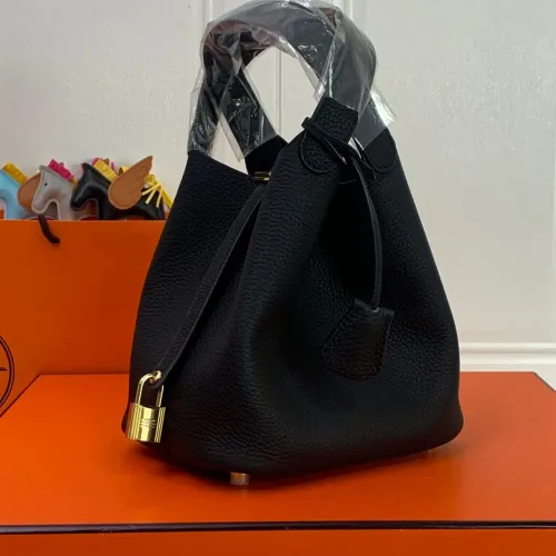 Replica Hermes AAA Quality Handbags In Gold For Women #1473768 $92.00 USD for Wholesale
