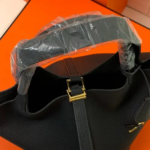 Replica Hermes AAA Quality Handbags In Gold For Women #1473768 $92.00 USD for Wholesale