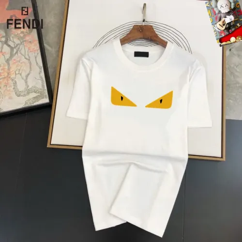Replica Fendi Tracksuits Short Sleeved For Men #1473932 $48.00 USD for Wholesale