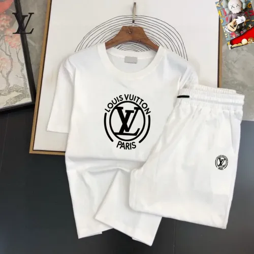 Wholesale Louis Vuitton LV Tracksuits Short Sleeved For Men #1473950 $48.00 USD, Wholesale Quality Replica Louis Vuitton LV Tracksuits