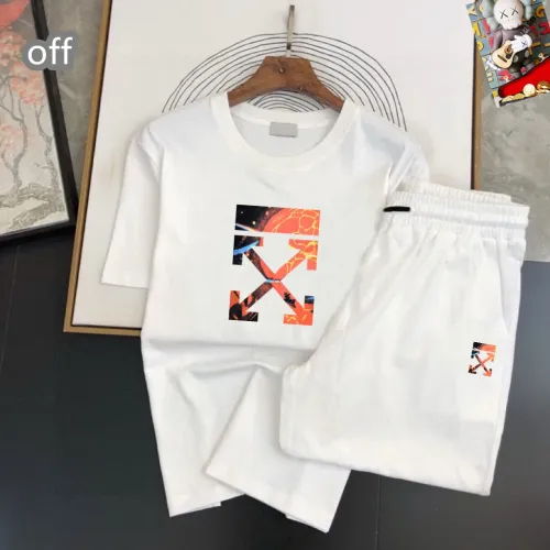 Wholesale Off-White Tracksuits Short Sleeved For Men #1473968 $48.00 USD, Wholesale Quality Replica Off-White Tracksuits