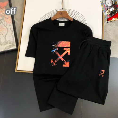 Wholesale Off-White Tracksuits Short Sleeved For Men #1473969 $48.00 USD, Wholesale Quality Replica Off-White Tracksuits