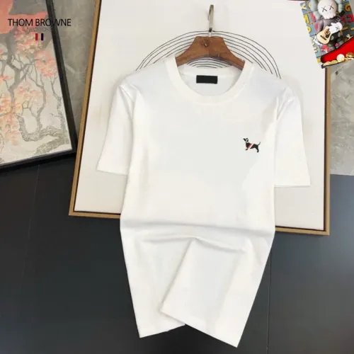 Replica Thom Browne TB Tracksuits Short Sleeved For Men #1473972 $48.00 USD for Wholesale