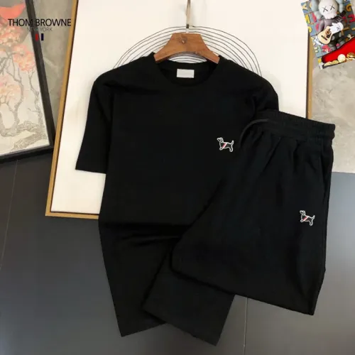 Wholesale Thom Browne TB Tracksuits Short Sleeved For Men #1473973 $48.00 USD, Wholesale Quality Replica Thom Browne TB Tracksuits