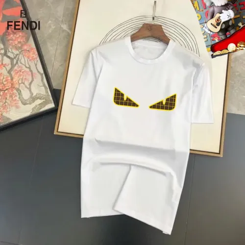 Wholesale Fendi T-Shirts Short Sleeved For Unisex #1473976 $25.00 USD, Wholesale Quality Replica Fendi T-Shirts