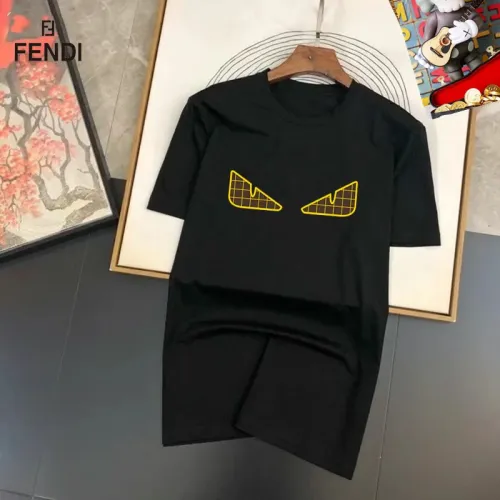 Wholesale Fendi T-Shirts Short Sleeved For Unisex #1473977 $25.00 USD, Wholesale Quality Replica Fendi T-Shirts
