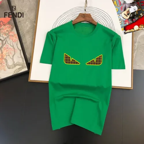 Wholesale Fendi T-Shirts Short Sleeved For Unisex #1473979 $25.00 USD, Wholesale Quality Replica Fendi T-Shirts