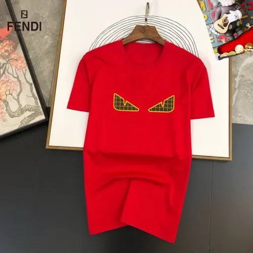 Wholesale Fendi T-Shirts Short Sleeved For Unisex #1473980 $25.00 USD, Wholesale Quality Replica Fendi T-Shirts