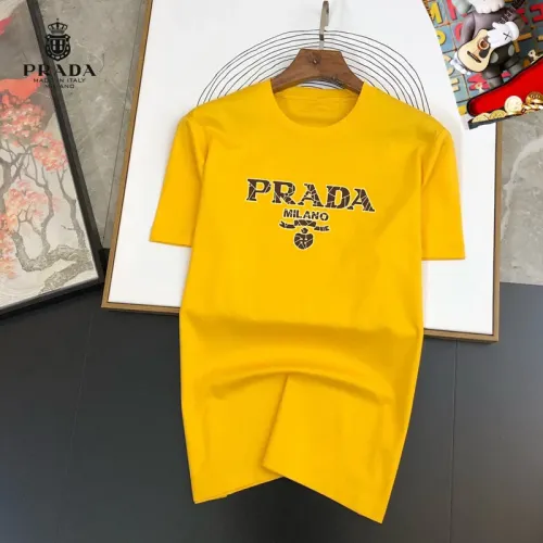 Wholesale Prada T-Shirts Short Sleeved For Unisex #1474004 $25.00 USD, Wholesale Quality Replica Prada T-Shirts