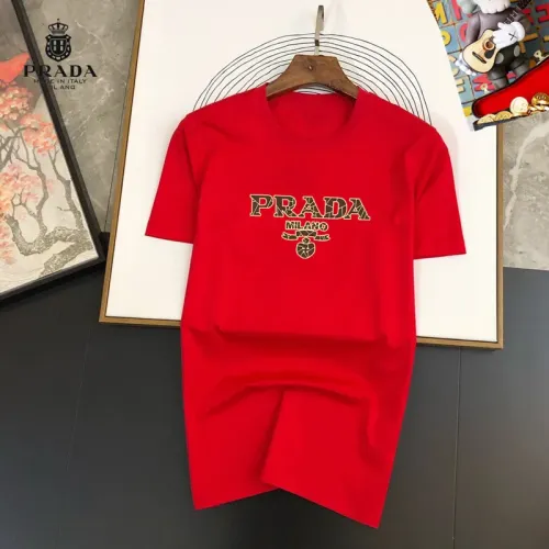 Wholesale Prada T-Shirts Short Sleeved For Unisex #1474005 $25.00 USD, Wholesale Quality Replica Prada T-Shirts