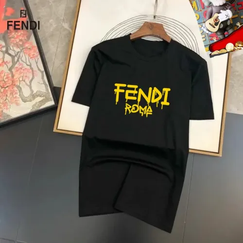 Wholesale Fendi T-Shirts Short Sleeved For Unisex #1474007 $25.00 USD, Wholesale Quality Replica Fendi T-Shirts