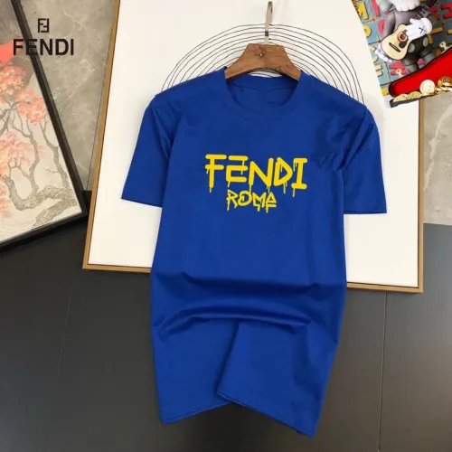 Wholesale Fendi T-Shirts Short Sleeved For Unisex #1474008 $25.00 USD, Wholesale Quality Replica Fendi T-Shirts