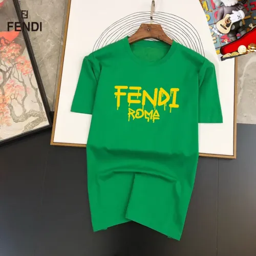 Wholesale Fendi T-Shirts Short Sleeved For Unisex #1474009 $25.00 USD, Wholesale Quality Replica Fendi T-Shirts
