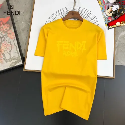 Wholesale Fendi T-Shirts Short Sleeved For Unisex #1474011 $25.00 USD, Wholesale Quality Replica Fendi T-Shirts