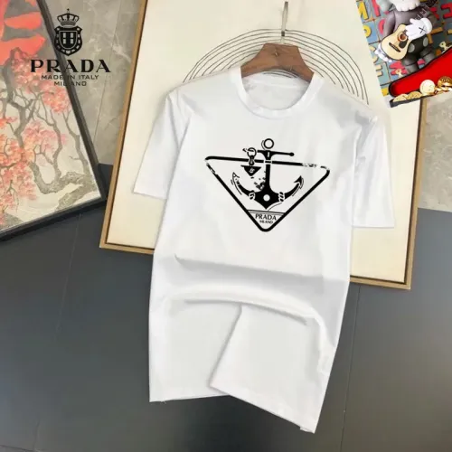 Wholesale Prada T-Shirts Short Sleeved For Unisex #1474018 $25.00 USD, Wholesale Quality Replica Prada T-Shirts