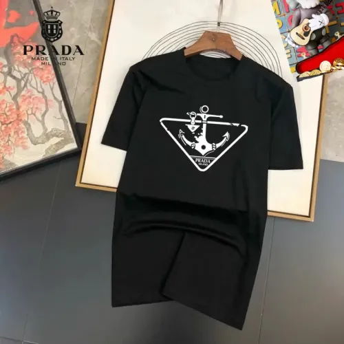 Wholesale Prada T-Shirts Short Sleeved For Unisex #1474019 $25.00 USD, Wholesale Quality Replica Prada T-Shirts