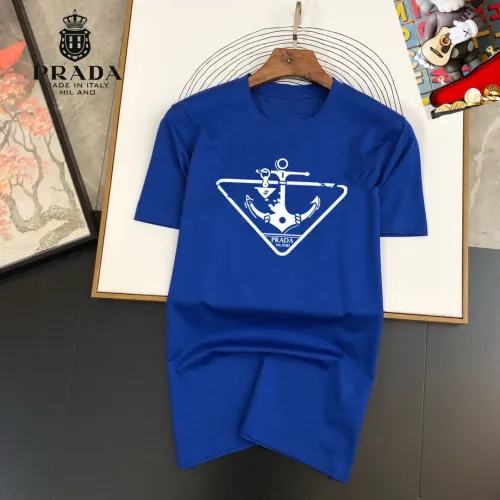 Wholesale Prada T-Shirts Short Sleeved For Unisex #1474020 $25.00 USD, Wholesale Quality Replica Prada T-Shirts