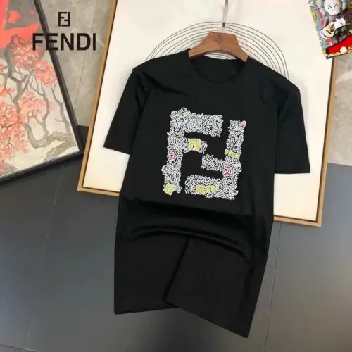 Wholesale Fendi T-Shirts Short Sleeved For Unisex #1474028 $25.00 USD, Wholesale Quality Replica Fendi T-Shirts