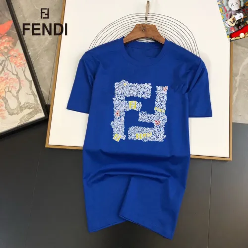 Wholesale Fendi T-Shirts Short Sleeved For Unisex #1474029 $25.00 USD, Wholesale Quality Replica Fendi T-Shirts