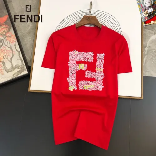 Wholesale Fendi T-Shirts Short Sleeved For Unisex #1474031 $25.00 USD, Wholesale Quality Replica Fendi T-Shirts