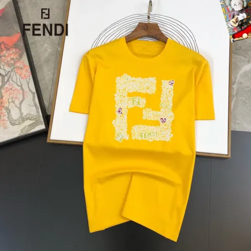 Wholesale Fendi T-Shirts Short Sleeved For Unisex #1474032 $25.00 USD, Wholesale Quality Replica Fendi T-Shirts