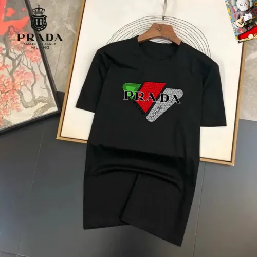Wholesale Prada T-Shirts Short Sleeved For Unisex #1474046 $25.00 USD, Wholesale Quality Replica Prada T-Shirts