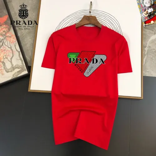 Wholesale Prada T-Shirts Short Sleeved For Unisex #1474049 $25.00 USD, Wholesale Quality Replica Prada T-Shirts