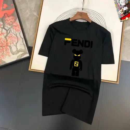Wholesale Fendi T-Shirts Short Sleeved For Unisex #1474100 $25.00 USD, Wholesale Quality Replica Fendi T-Shirts