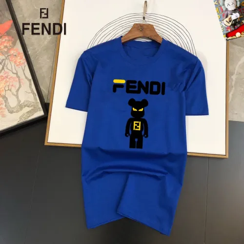 Wholesale Fendi T-Shirts Short Sleeved For Unisex #1474101 $25.00 USD, Wholesale Quality Replica Fendi T-Shirts