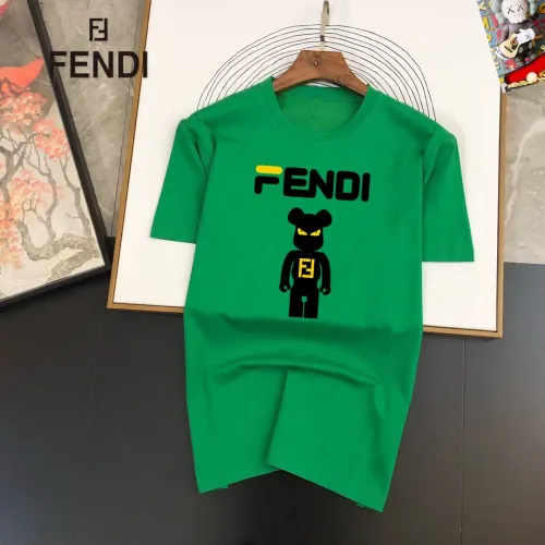 Wholesale Fendi T-Shirts Short Sleeved For Unisex #1474102 $25.00 USD, Wholesale Quality Replica Fendi T-Shirts