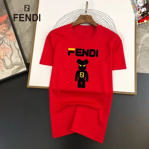 Wholesale Fendi T-Shirts Short Sleeved For Unisex #1474103 $25.00 USD, Wholesale Quality Replica Fendi T-Shirts