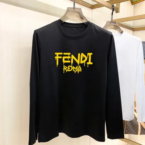 Wholesale Fendi T-Shirts Long Sleeved For Unisex #1474127 $34.00 USD, Wholesale Quality Replica Fendi T-Shirts