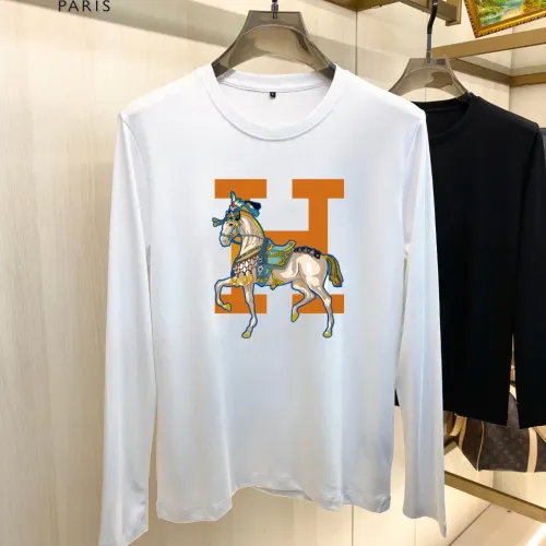 Wholesale Hermes T-Shirts Long Sleeved For Unisex #1474130 $34.00 USD, Wholesale Quality Replica Hermes T-Shirts