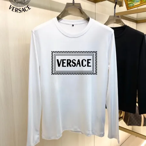 Wholesale Versace T-Shirts Long Sleeved For Unisex #1474146 $34.00 USD, Wholesale Quality Replica Versace T-Shirts