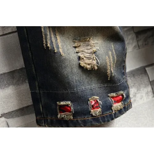 Replica Philipp Plein PP Jeans For Men #1474185 $40.00 USD for Wholesale