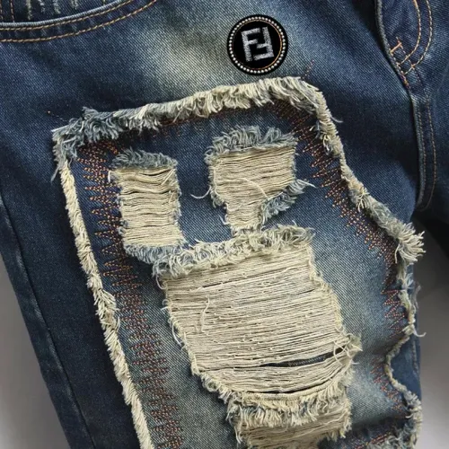 Replica Fendi Jeans For Men #1474189 $40.00 USD for Wholesale