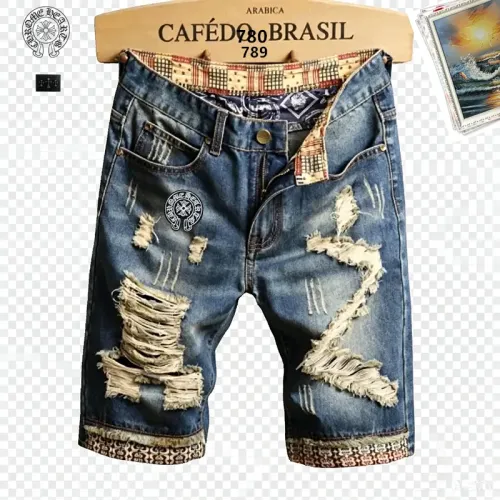 Wholesale Chrome Hearts Jeans For Men #1474193 $40.00 USD, Wholesale Quality Replica Chrome Hearts Jeans